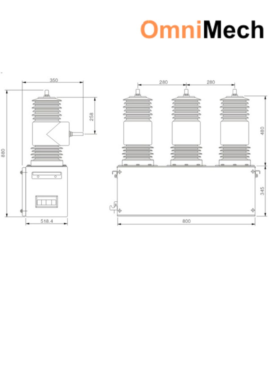 AB 3S 12 permanent magnet vacuum circuit breaker Thumbnail