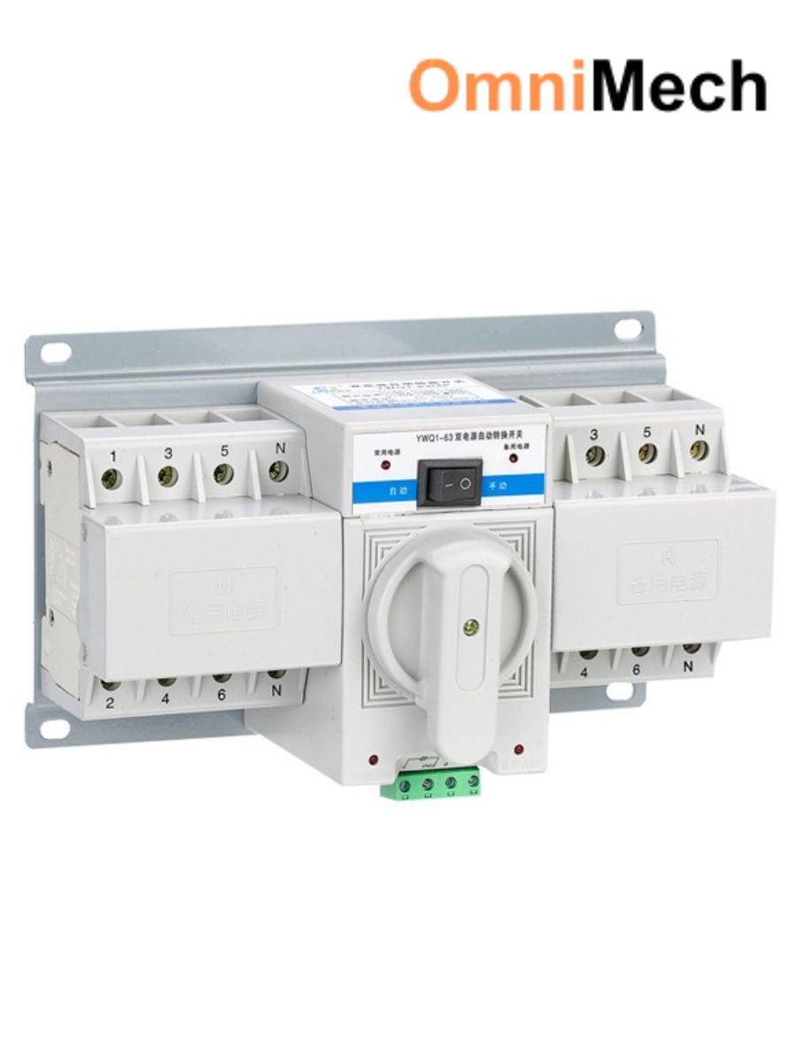 Automatic transfer switch for dual power supplies Thumbnail