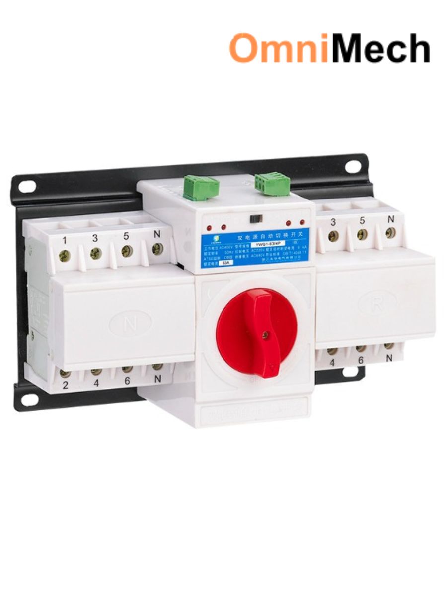 Automatic transfer switch for dual power supplies Thumbnail